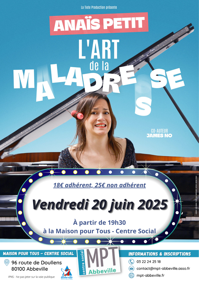 Spectacle : Anaïs Petit " l'art de la maladresse"
