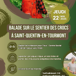 Balade sur le sentier des crocs à Saint-Quentin-en-Tourmont