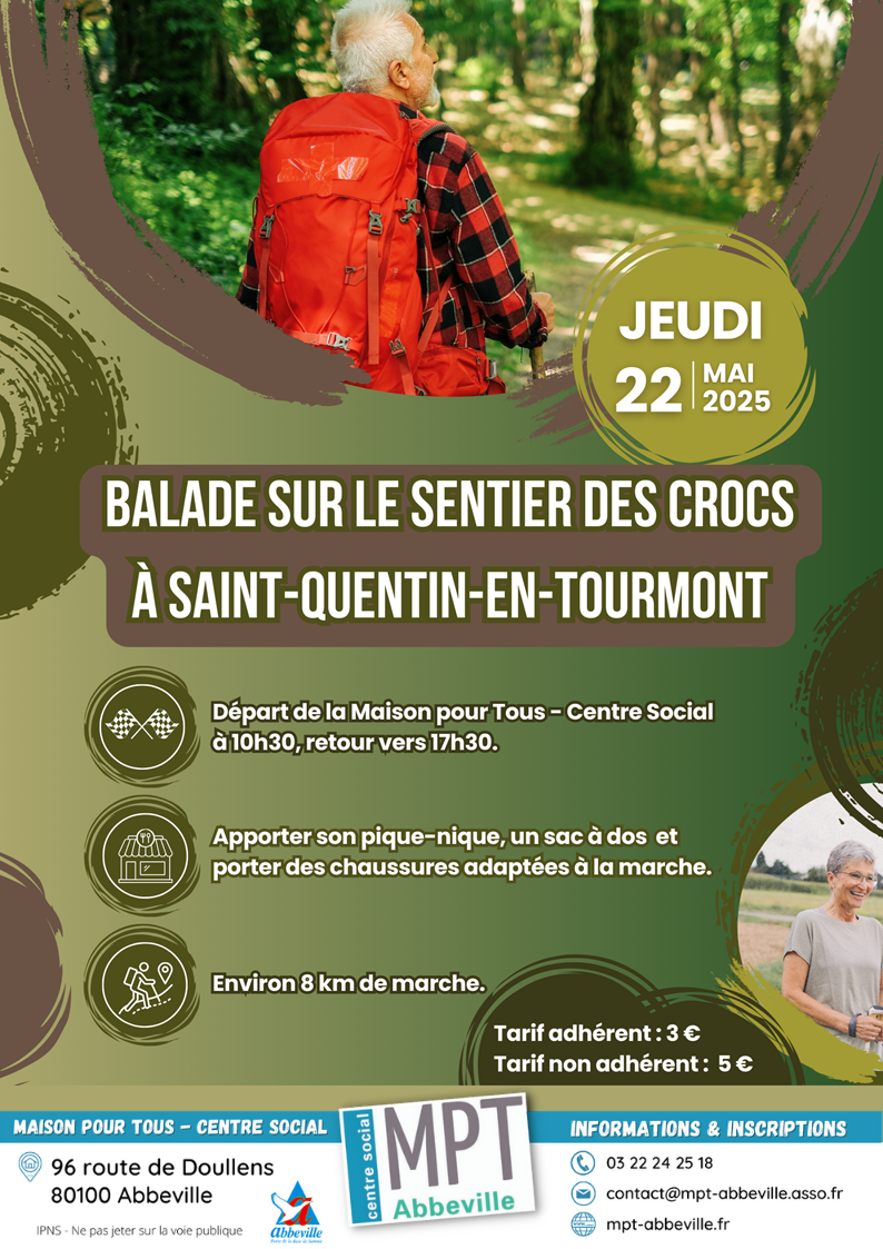 Balade sur le sentier des crocs à Saint-Quentin-en-Tourmont