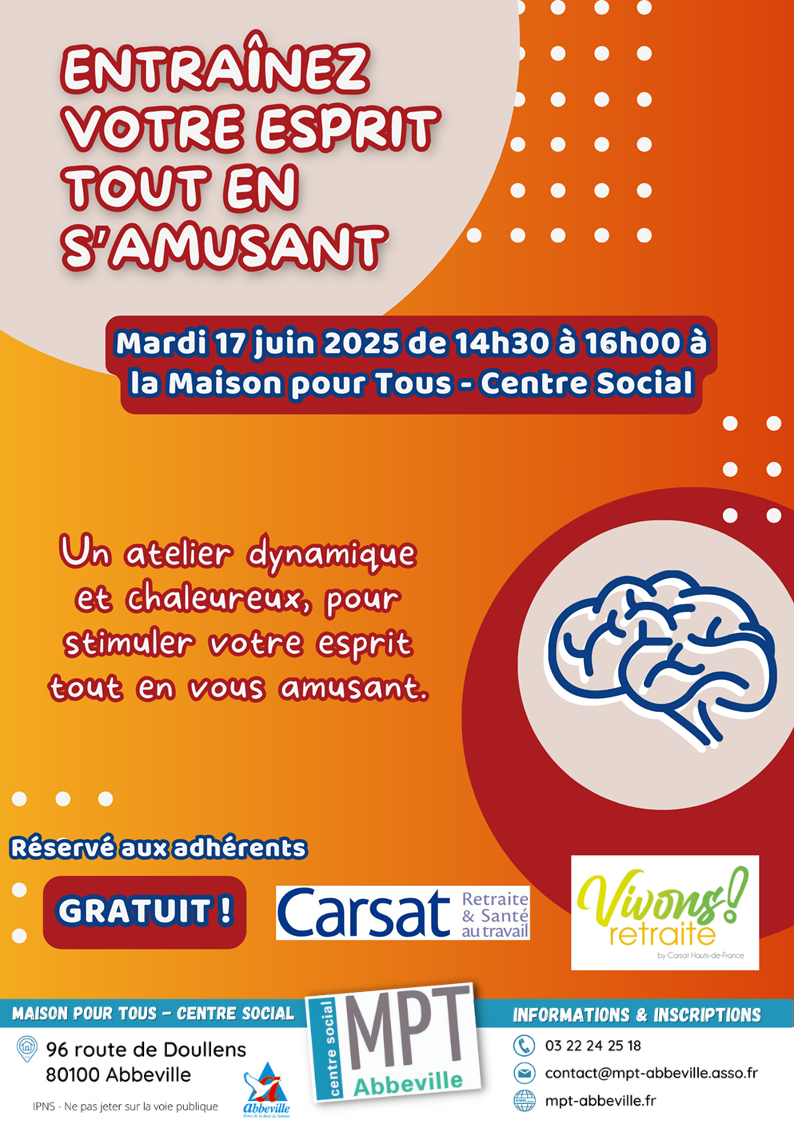 Vivons retraite : entrainez votre esprit tout en vous amusant