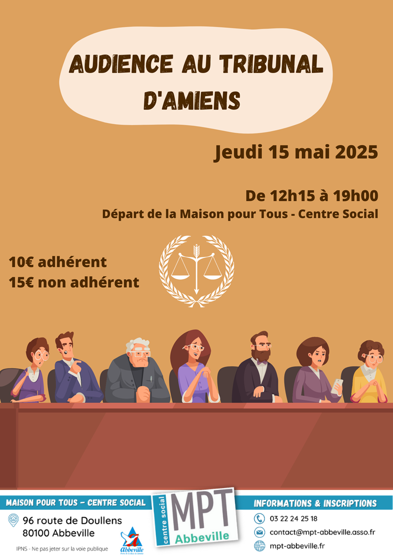 Sortie au tribunal d'Amiens