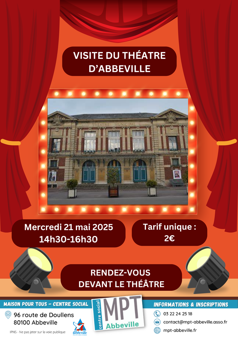 Visite du théâtre d'Abbeville