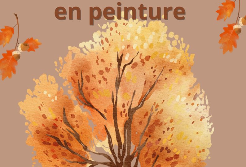 01-Arbre d'automne en peinture