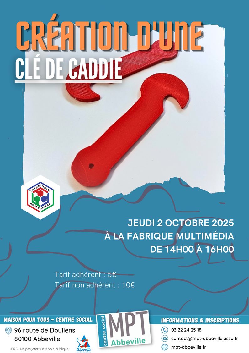 Jeudis du numérique : création d'une clé caddie