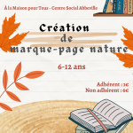Création de marque-page nature