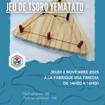 Jeudis du numérique : création d'un jeu de Tsoro Yematatu
