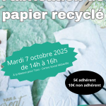 Fabrication de papier recyclé