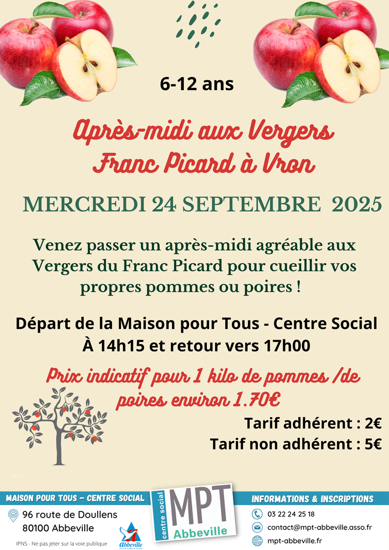 Après-midi aux vergers du Franc Picard à Vron