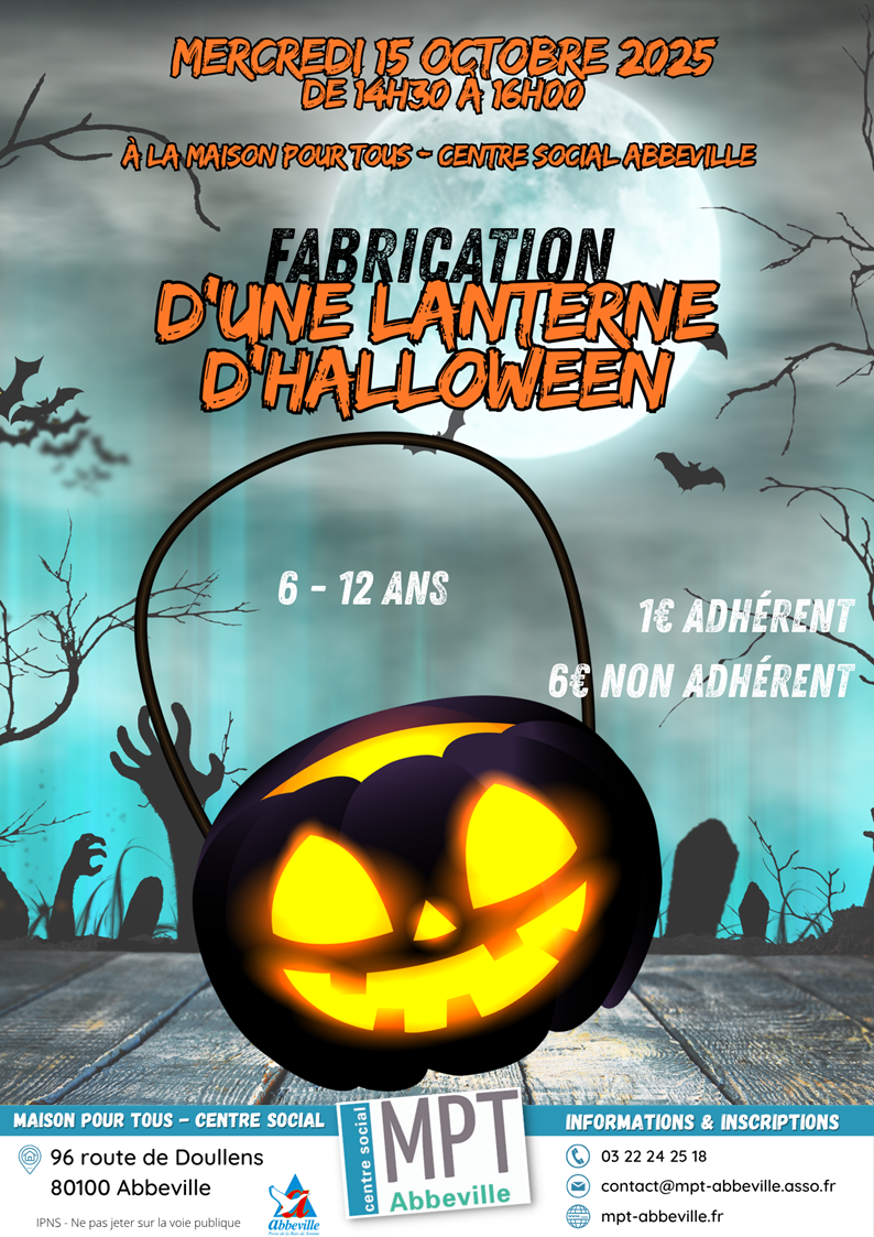 Fabrication d'une lanterne d'Halloween