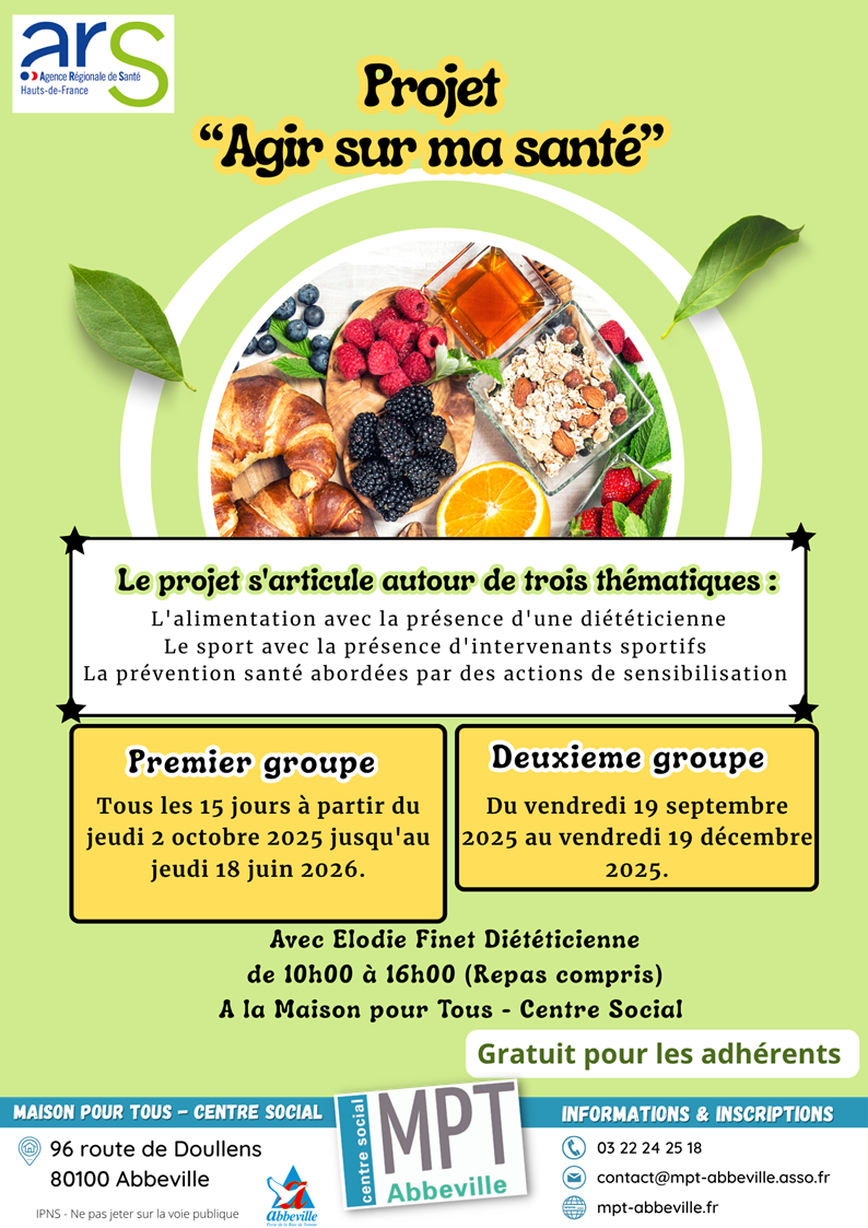 Projet "Agir sur ma santé"