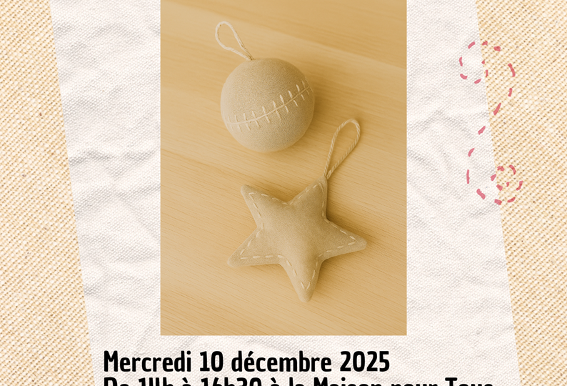 05-Couture boule ou étoile de Noël