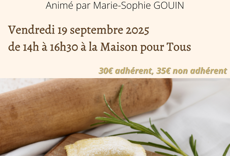 05-Cuisine italienne - fabrication de pâtes fraiches et ravioli artisanaux
