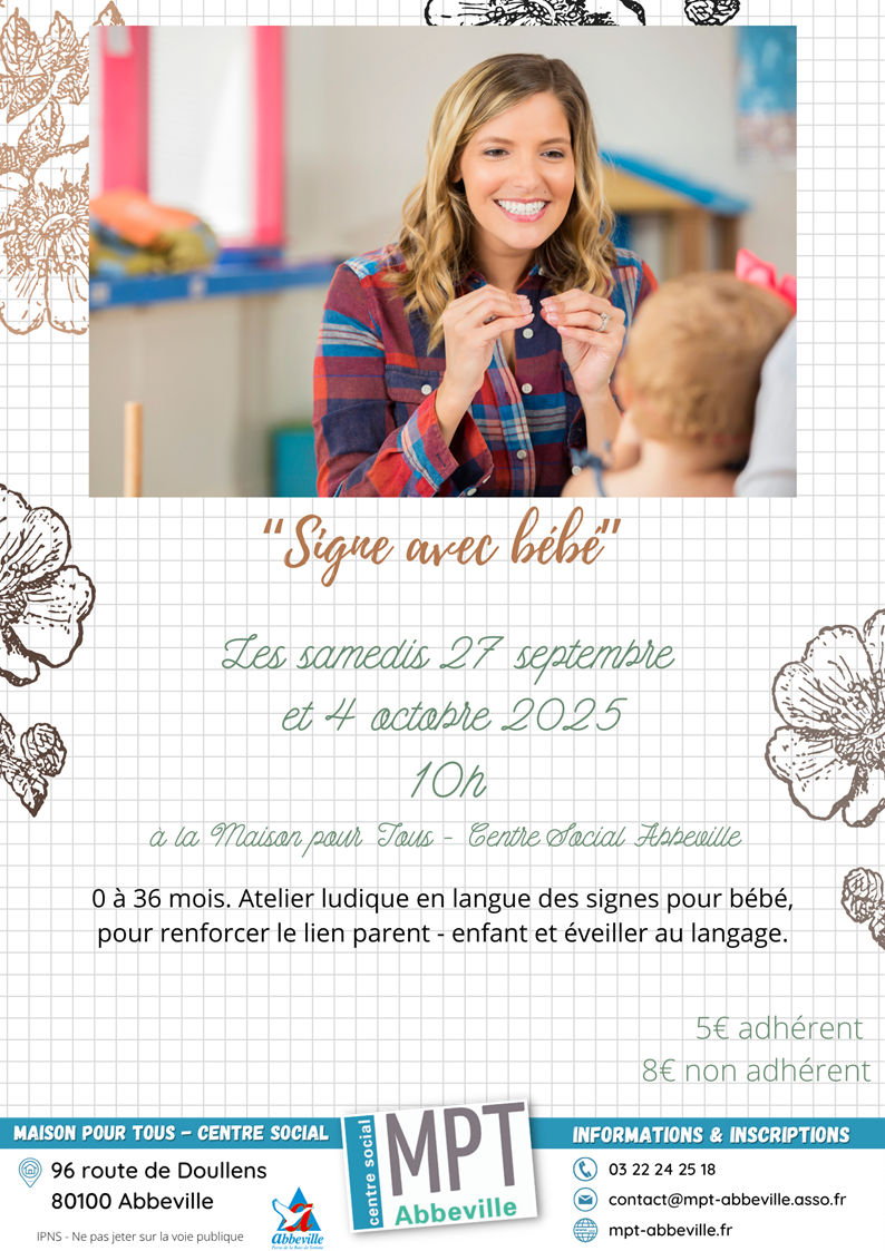 "Signe avec bébé"