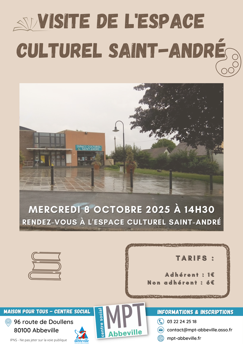 Visite de l'espace culturel Saint-André