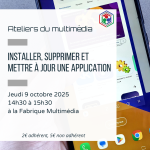 Ateliers du multimédia : installer, supprimer et mettre à jour une application