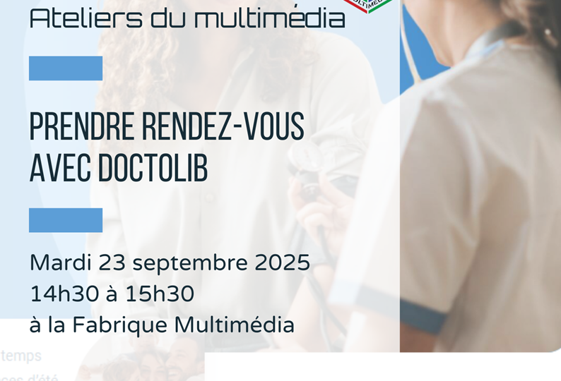 07-Ateliers du multimédia - prendre rendez-vous sur Doctolib