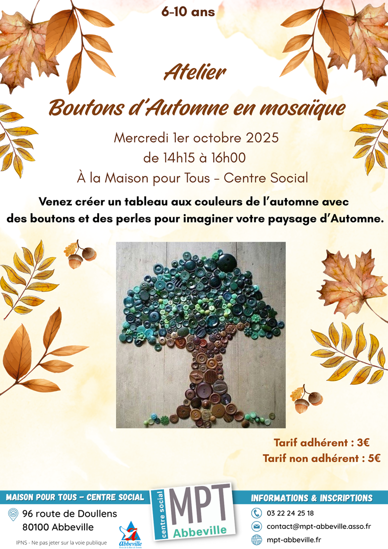 Boutons d'automne en mosaïque