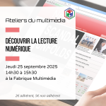 Ateliers du multimédia : découvrir la lecture numérique