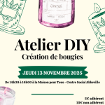 Atelier DIY : création de bougies