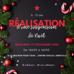 Réalisation d'une suspension de Noël