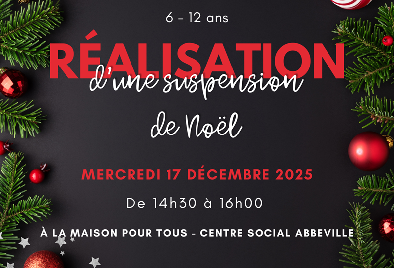 08-Réalisation d'une suspension de Noël