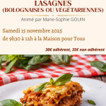 Cuisine italienne : Lasagnes (bolognaises ou végétariennes)