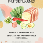 Atelier d'aquarelle : thématique fruits et légumes
