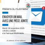 Ateliers du multimédia : envoyer un mail avec une pièce jointe