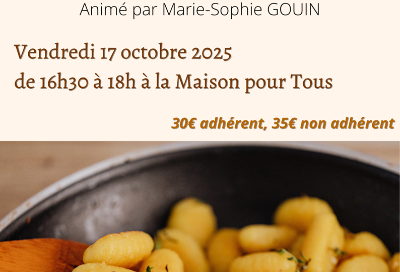 13-Cuisine italienne - gnocchi de pommes de terre
