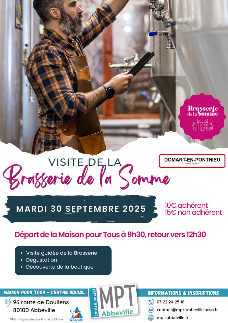 Visite de la Brasserie de la Somme