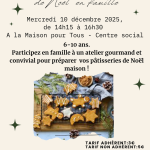 Atelier pâtisseries de Noël en famille