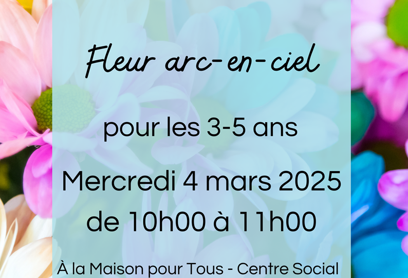 03-Atelier créatif - fleur en arc-en-ciel