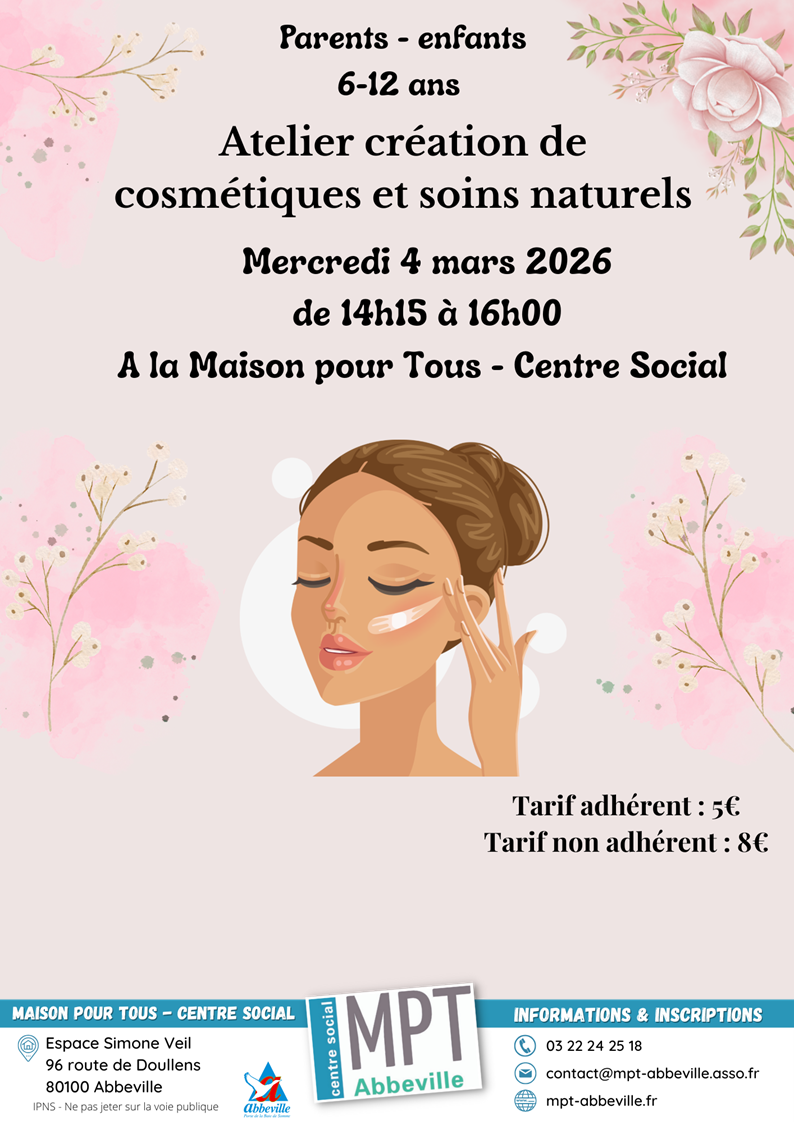 Création de cosmétiques et soins naturels