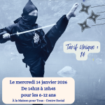 Atelier sportif : parcours du ninja