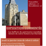 Exposition commentée : Beffrois du patrimoine mondial, témoin de notre histoire territoriale