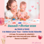Baby artiste spécial Saint-Valentin