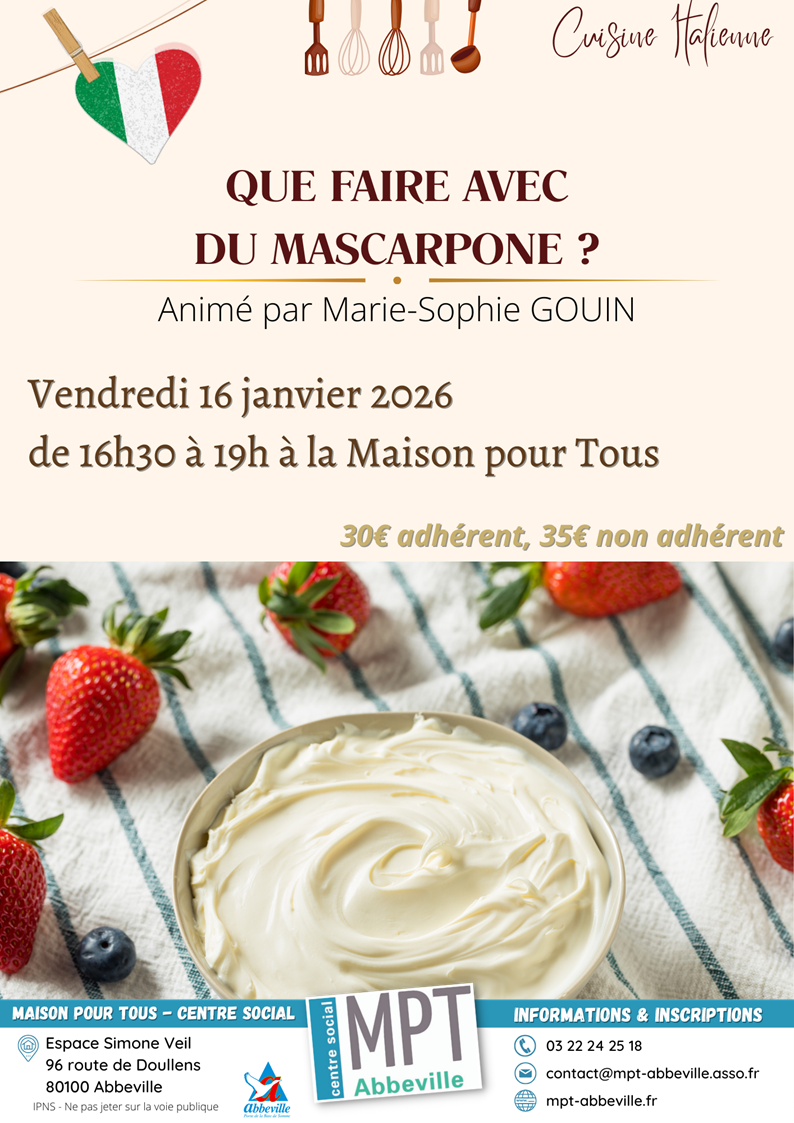 Cuisine italienne : que faire avec du mascarpone ?