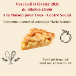 Toutes générations : atelier pâtisserie