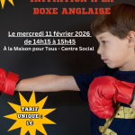 Atelier sportif : initiation à la boxe anglaise