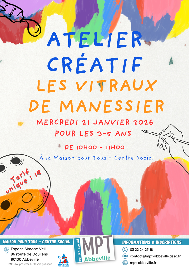 Atelier créatif : les vitraux de Manessier