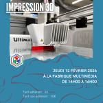 Jeudi du numérique : impression 3D