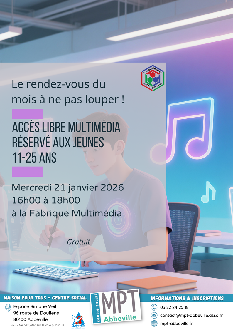Accès libre spécial jeunes