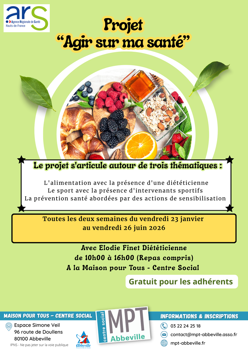 Projet "Agir sur ma santé"