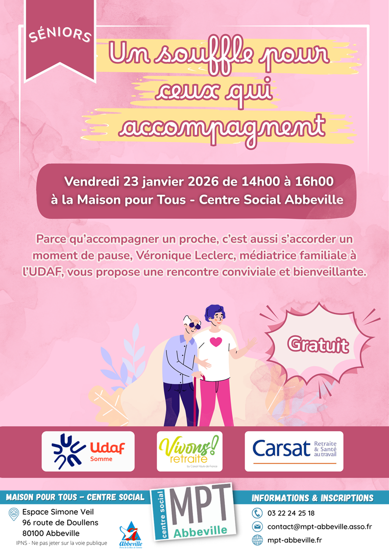 Vivons retraite : une pause pour ceux qui accompagnent