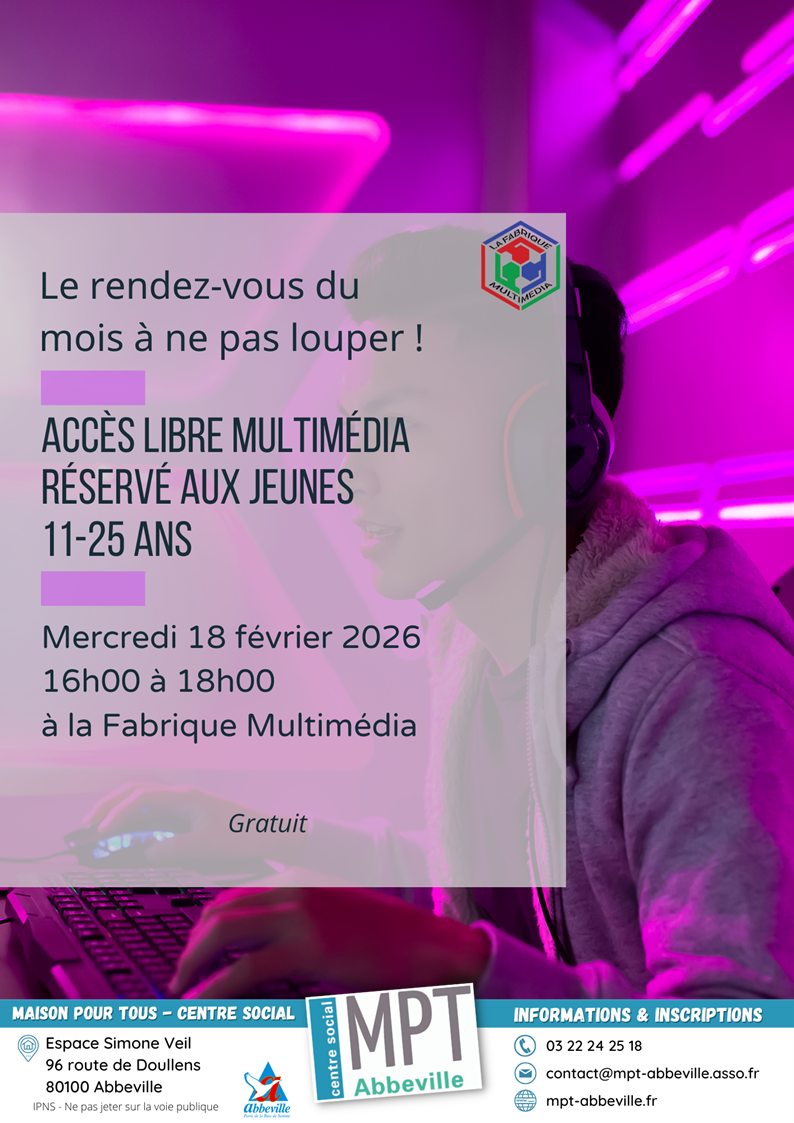 Accès libre spécial jeunes