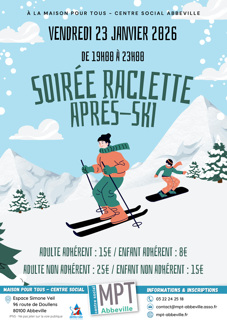 Soirée raclette après-ski