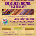 Recycler en tissant, c'est tentant !