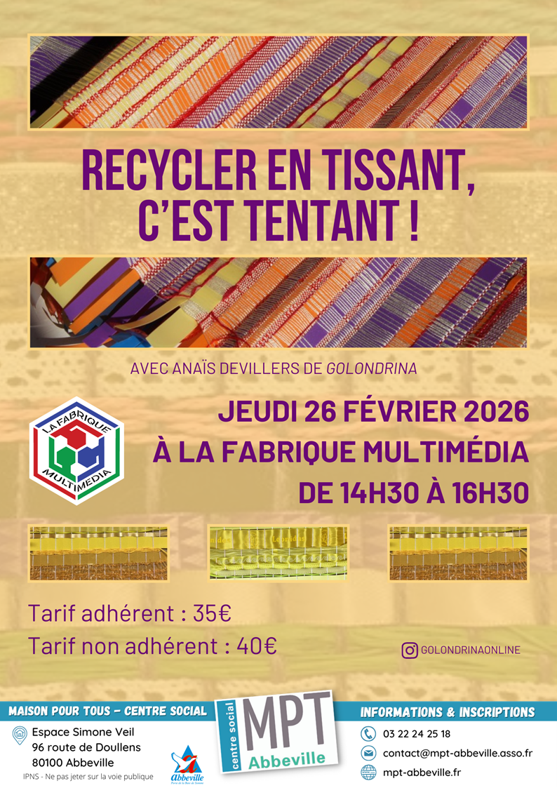 Recycler en tissant, c'est tentant !