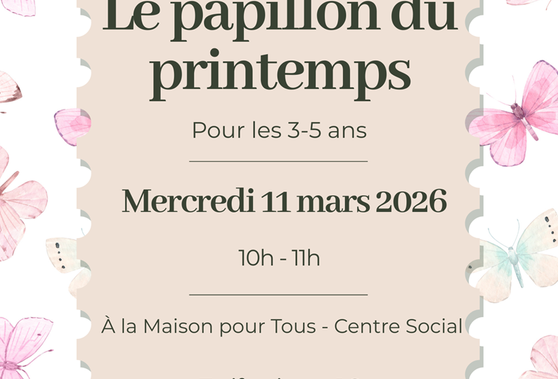 15-Atelier créatif - le papillon du printemps