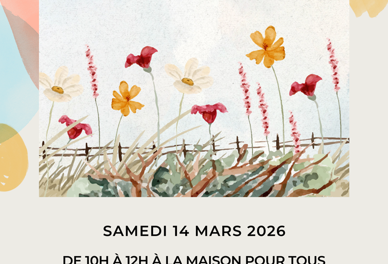 24-Atelier d'aquarelle - thématique forale